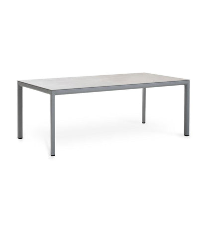 Allred Collaborative - Cane-line - Drop Dining Table Base - Rectangular Large - Drop Dining Table Base - Rectangular Large Drop Dining Table Base - Rectangular Large - Light Grey AI 50406AI