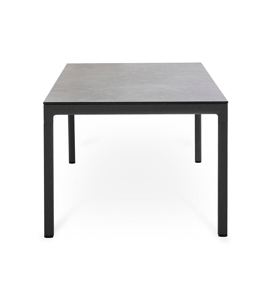 Allred Collaborative - Cane-line - Drop Dining Table Base - Rectangular Large - Drop Dining Table Base - Rectangular Large Drop Dining Table Base - Rectangular Large - Light Grey AI 50406AI