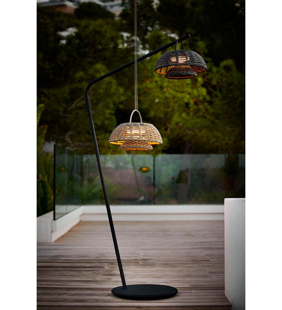 Allred Collaborative - Cane-line - Illusion Hanging Lamp - Illusion Hanging Lamp Illusion Hanging Lamp - Dark Grey RODG 57120RODG (x2)