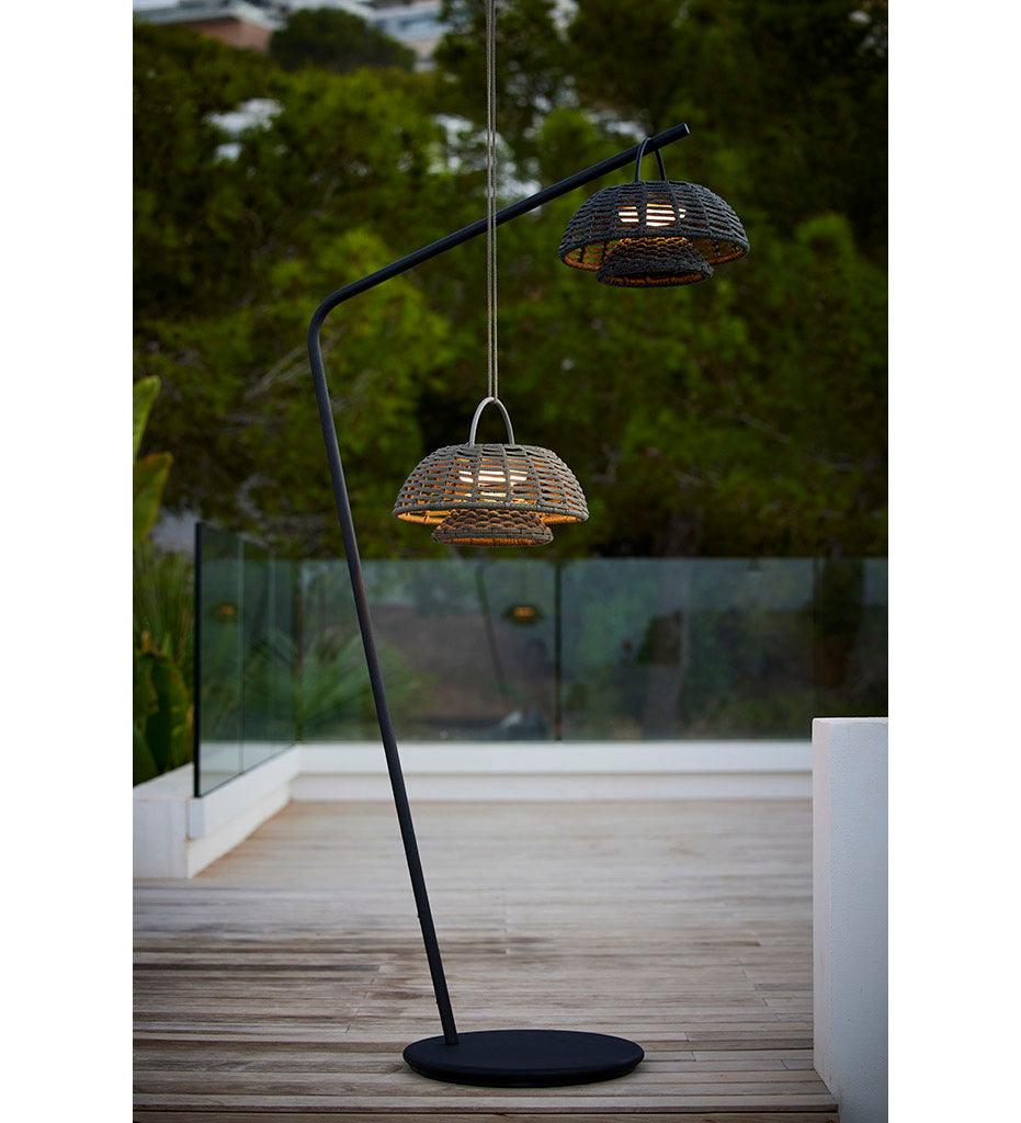 Allred Collaborative - Cane-line - Illusion Hanging Lamp - Illusion Hanging Lamp Illusion Hanging Lamp - Dark Grey RODG 57120RODG (x2)