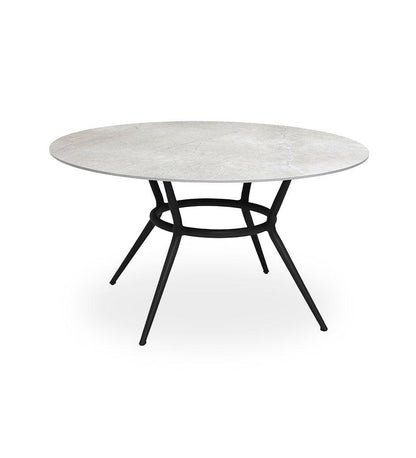 Allred Collaborative - Cane-line - Joy Dining Table Base - Round - Joy Dining Table Base - Round Joy Dining Table Base - Round - Lava Grey AL 50202AL