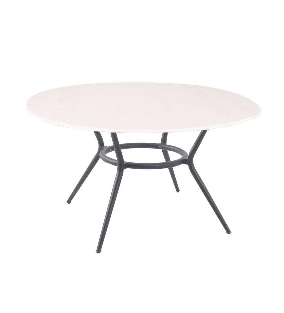 Allred Collaborative - Cane-line - Joy Dining Table Base - Round - Joy Dining Table Base - Round Joy Dining Table Base - Round - Lava Grey AL 50202AL