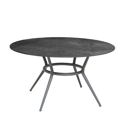 Allred Collaborative - Cane-line - Joy Dining Table Base - Round - Joy Dining Table Base - Round Joy Dining Table Base - Round - Lava Grey AL 50202AL