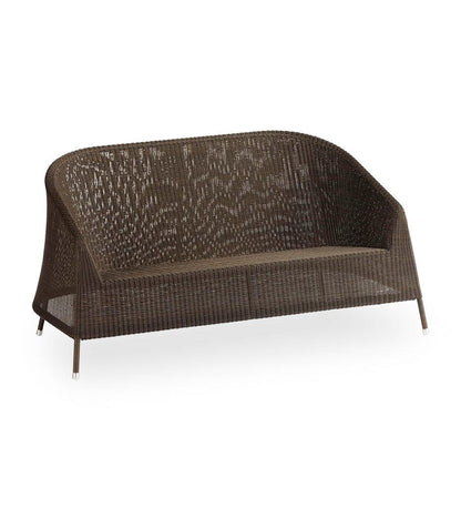 Allred Collaborative - Cane-line - Kingston 2-Seater Sofa - Kingston 2-Seater Sofa Kingston 2-Seater Sofa - Mocca Weave LB 5550LB