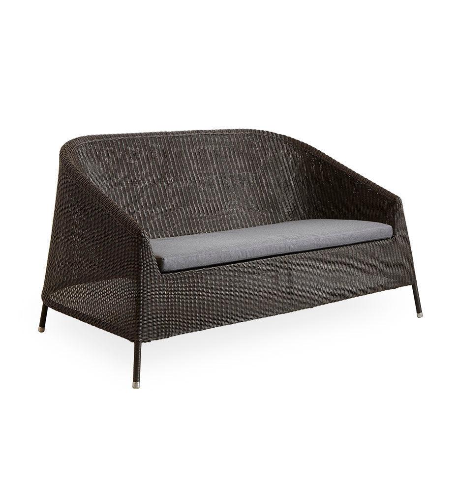 Allred Collaborative - Cane-line - Kingston 2-Seater Sofa - Kingston 2-Seater Sofa Kingston 2-Seater Sofa - Mocca Weave LB 5550LB