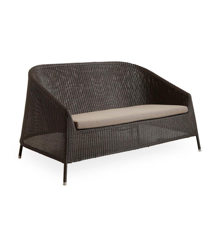 Allred Collaborative - Cane-line - Kingston 2-Seater Sofa - Kingston 2-Seater Sofa Kingston 2-Seater Sofa - Mocca Weave LB 5550LB