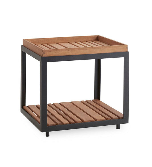 Allred Collaborative - Cane-line - Level Coffee Table - Small Square - Level Coffee Table - Small Square - 5008AL