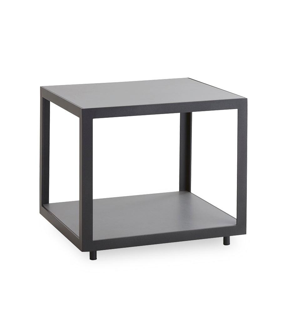 Allred Collaborative - Cane-line - Level Coffee Table - Small Square - Level Coffee Table - Small Square Level Coffee Table - Small Square - Lava Grey AL 5008AL