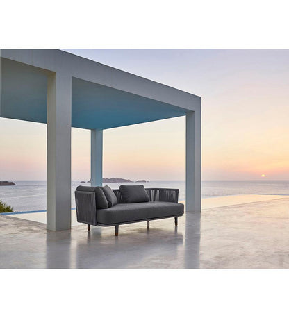 Allred Collaborative - Cane-line - Moments 3-Seater Sofa - Outdoor - Moments 3-Seater Sofa - Outdoor - 7543ROGAITG