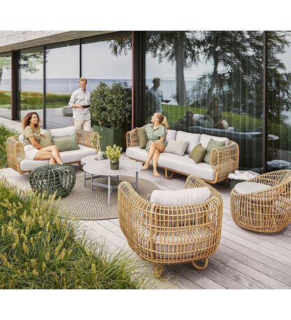 Allred Collaborative - Cane-line - Nest 2-Seater Sofa - Outdoor - Nest 2-Seater Sofa - Outdoor Nest 2-Seater Sofa - Outdoor - Natural USL 57522USL