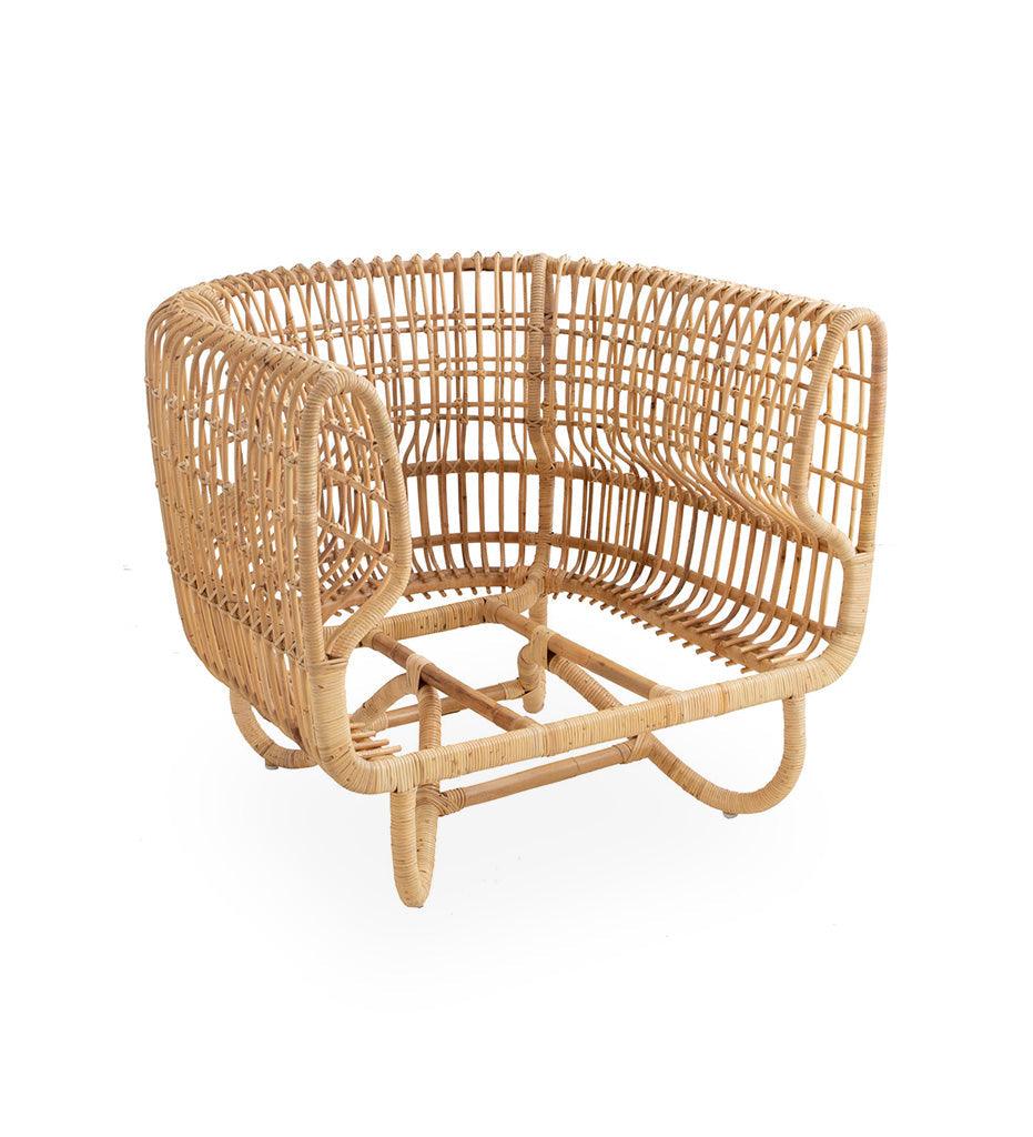 Allred Collaborative - Cane-line - Nest Lounge Chair Frame - Indoor - Nest Lounge Chair Frame - Indoor - 74211RU