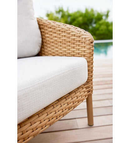 Allred Collaborative - Cane-line - Ocean Large 2-Seater Sofa Frame - Ocean Large 2-Seater Sofa Frame Ocean Large 2-Seater Sofa Frame - Natural Flat Weave FU 5536FU