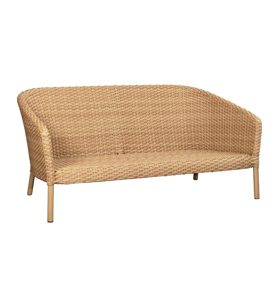 Allred Collaborative - Cane-line - Ocean Large 2-Seater Sofa Frame - Ocean Large 2-Seater Sofa Frame Ocean Large 2-Seater Sofa Frame - Natural Flat Weave FU 5536FU