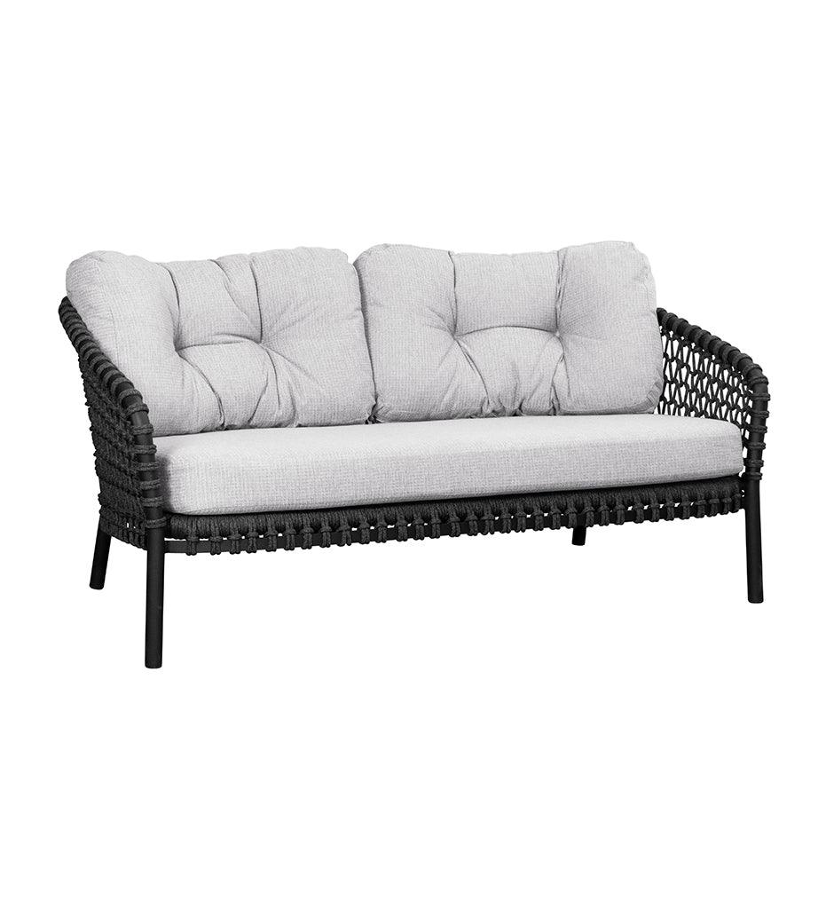 Allred Collaborative - Cane-line - Ocean Large 2-Seater Sofa Frame - Ocean Large 2-Seater Sofa Frame Ocean Large 2-Seater Sofa Frame - Natural Flat Weave FU 5536FU