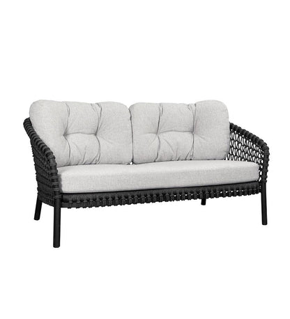 Allred Collaborative - Cane-line - Ocean Large 2-Seater Sofa Frame - Ocean Large 2-Seater Sofa Frame Ocean Large 2-Seater Sofa Frame - Natural Flat Weave FU 5536FU