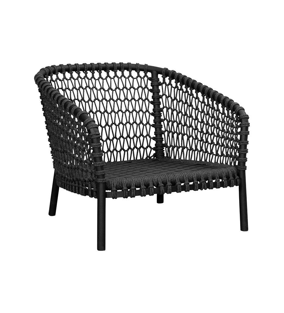 Allred Collaborative - Cane-line - Ocean Large Lounge Chair - Ocean Large Lounge Chair Ocean Large Lounge Chair - Dark Grey Oceans RODG 5437RODG