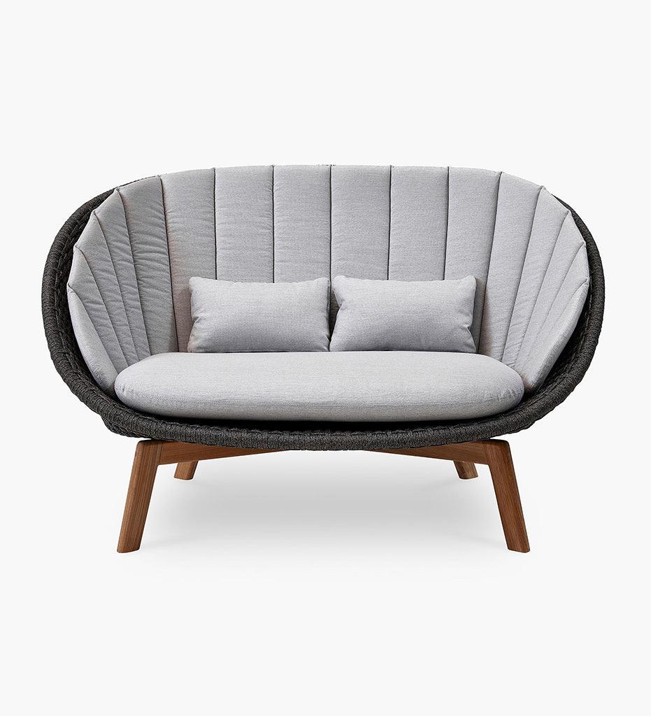 Allred Collaborative - Cane-line - Peacock 2-Seater Sofa - Peacock 2-Seater Sofa - 5558GIT