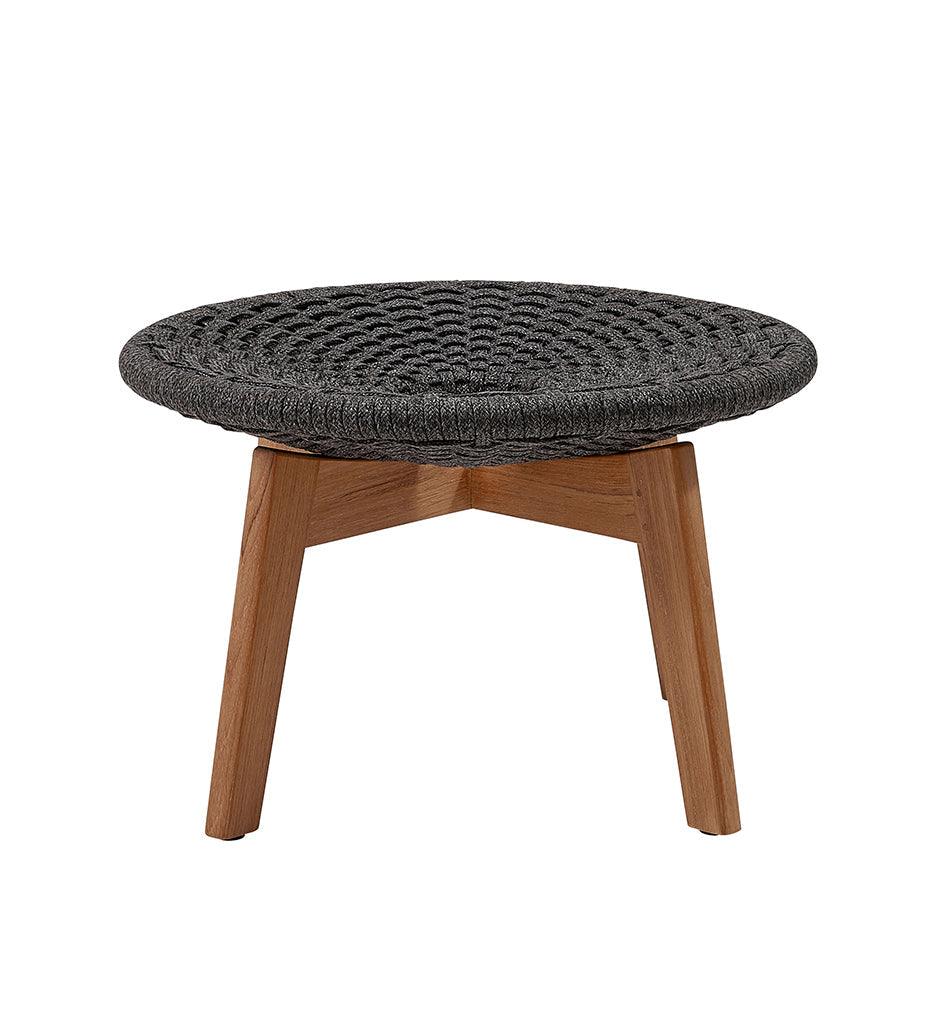 Allred Collaborative - Cane-line - Peacock Footstool / Coffee Table - Peacock Footstool / Coffee Table - 5358RODGT