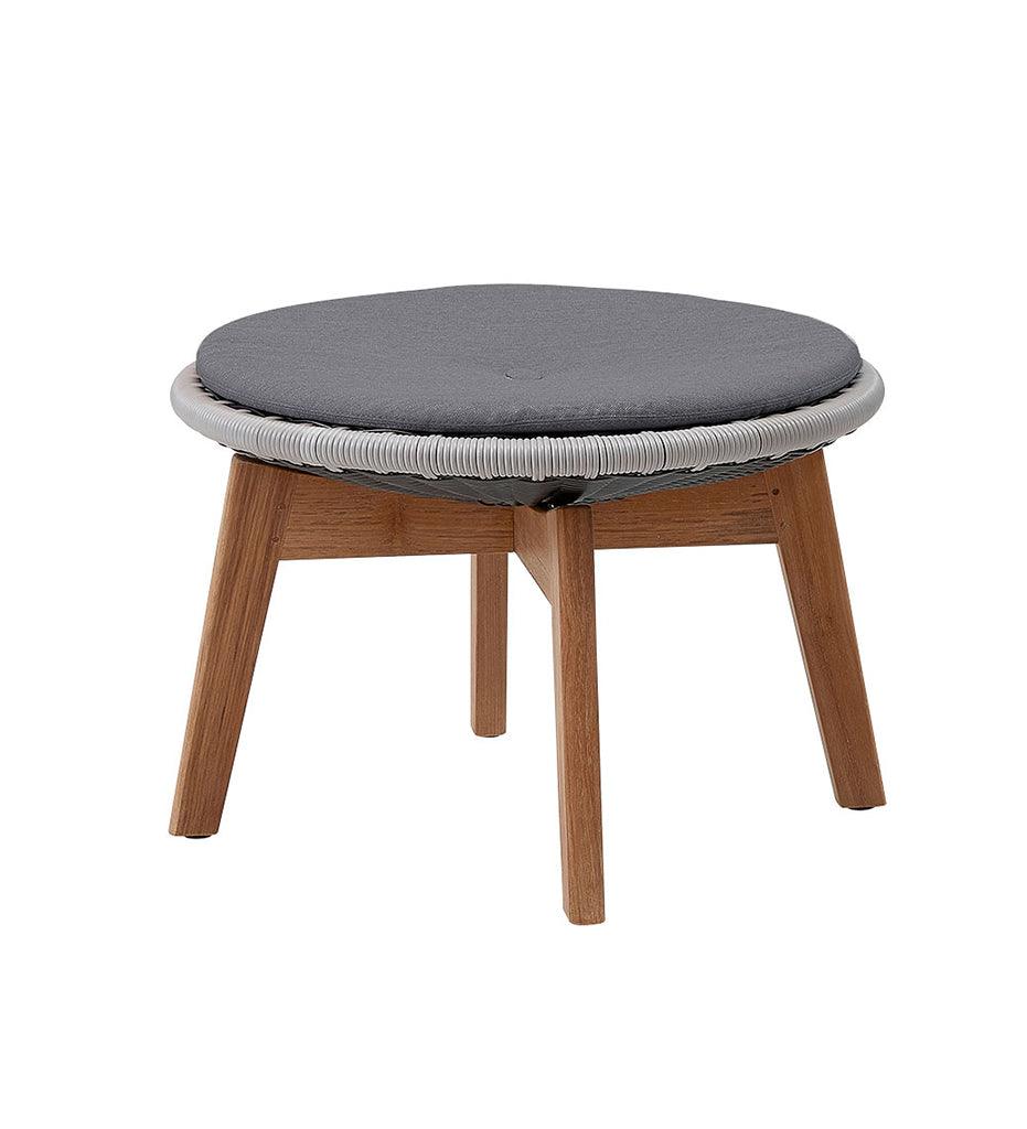 Allred Collaborative - Cane-line - Peacock Footstool / Coffee Table - Peacock Footstool / Coffee Table - 5358RODGT