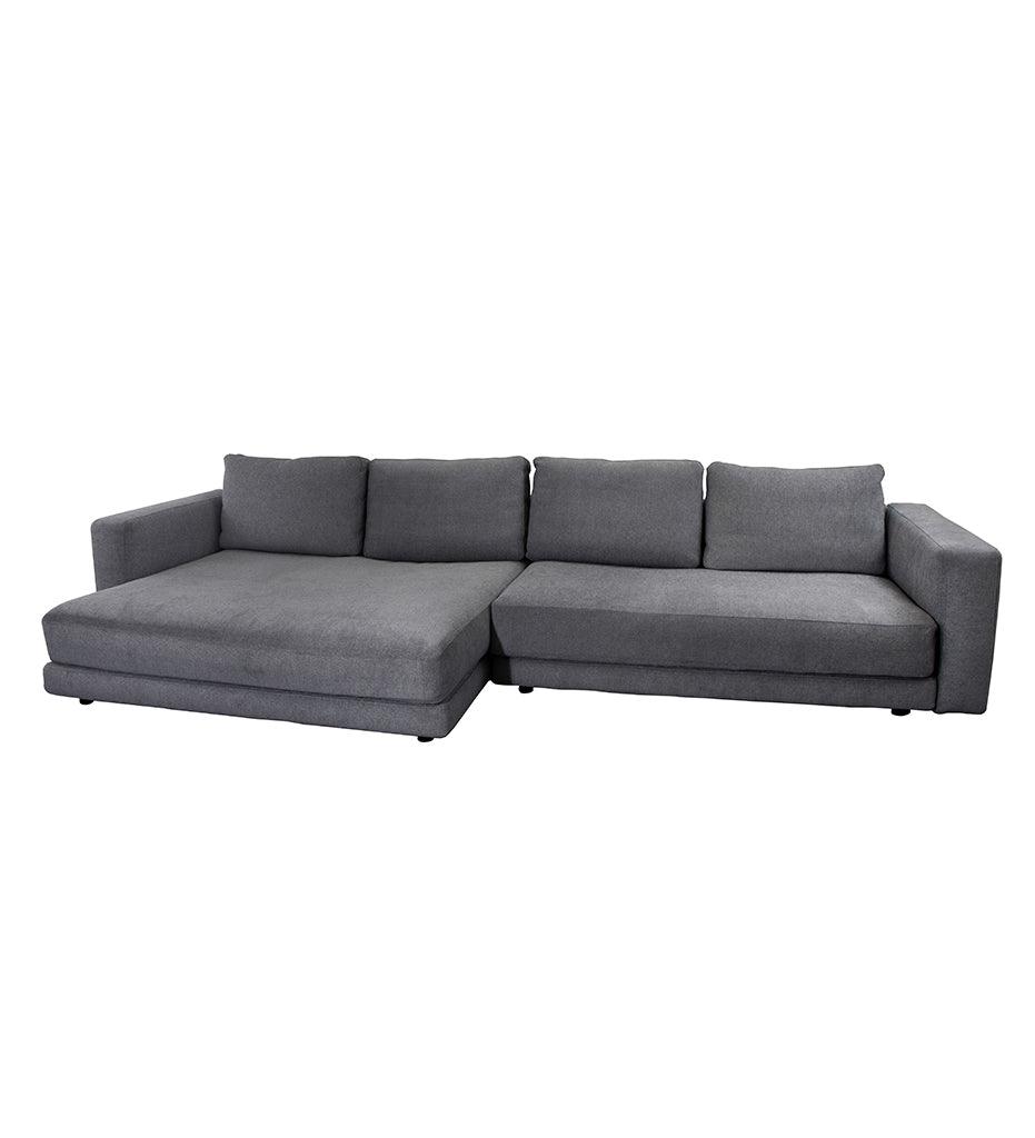 Allred Collaborative - Cane-line - Scale 2-Seater Sofa w/ Double Daybed & Armrests - Scale 2-Seater Sofa w/ Double Daybed & Armrests Scale 2-Seater Sofa w/ Double Daybed & Armrests - Dark Grey Ambience 3003 SCALE 2.3003