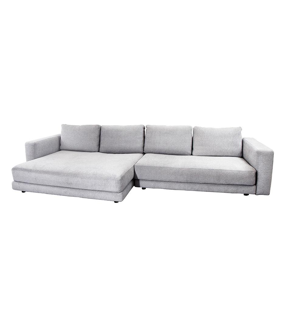 Allred Collaborative - Cane-line - Scale 2-Seater Sofa w/ Double Daybed & Armrests - Scale 2-Seater Sofa w/ Double Daybed & Armrests Scale 2-Seater Sofa w/ Double Daybed & Armrests - Light Grey Ambience 3013 SCALE 2.3013