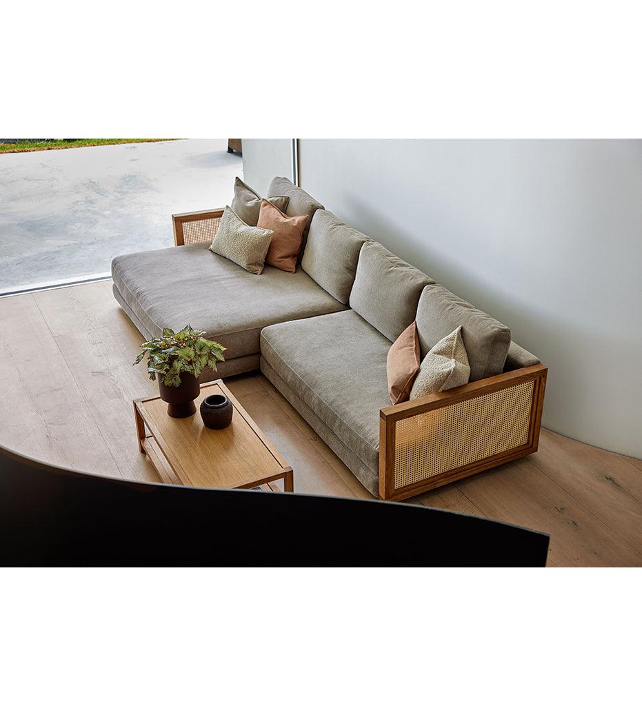 Allred Collaborative - Cane-line - Scale 2-Seater Sofa w/ Double Daybed - Right - Scale 2-Seater Sofa w/ Double Daybed - Right Scale 2-Seater Sofa w/ Double Daybed - Right - Dark Grey Ambience 3003 SCALE 1.13