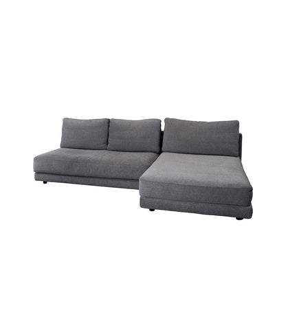 Allred Collaborative - Cane-line - Scale 2-seater Sofa w/ Single Daybed - Right Facing - Scale 2-seater Sofa w/ Single Daybed - Right Facing Scale 2-seater Sofa w/ Single Daybed - Right Facing - Dark Grey Ambience 3003 SCALE 4.1-3003