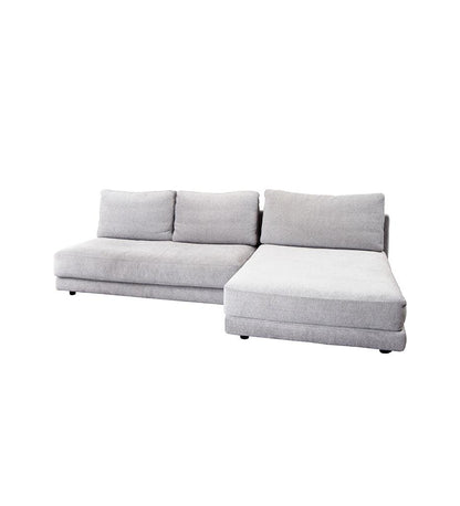 Allred Collaborative - Cane-line - Scale 2-seater Sofa w/ Single Daybed - Right Facing - Scale 2-seater Sofa w/ Single Daybed - Right Facing Scale 2-seater Sofa w/ Single Daybed - Right Facing - Light Grey Ambience 3013 SCALE 4.1-3013