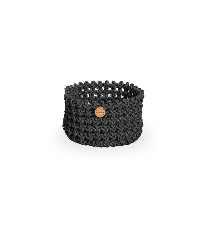 Allred Collaborative - Cane-line - Soft Rope Basket - Open Weave - Small - Soft Rope Basket - Open Weave - Small Soft Rope Basket - Open Weave - Small - Dark Grey PP RODG 5135RODG