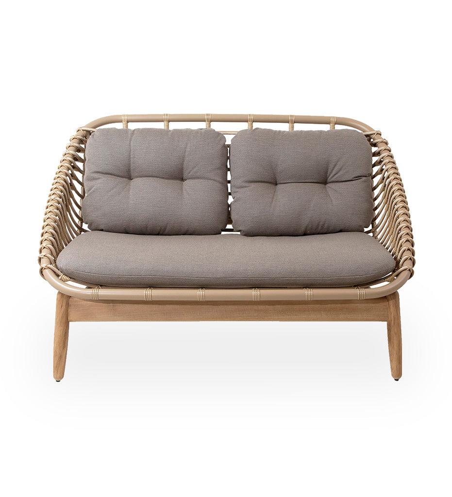 Allred Collaborative - Cane-line - Strington 2-Seater Sofa - Weave - Strington 2-Seater Sofa - Weave Strington 2-Seater Sofa - Weave - Natural-Taupe Airtouch UAITT 55020UAITTT