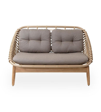 Allred Collaborative - Cane-line - Strington 2-Seater Sofa - Weave - Strington 2-Seater Sofa - Weave Strington 2-Seater Sofa - Weave - Natural-Taupe Airtouch UAITT 55020UAITTT