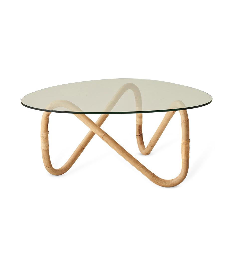 Allred Collaborative - Cane-line - Wave Coffee Table Base - Indoors - Wave Coffee Table Base - Indoors Wave Coffee Table Base - Indoors - Natural RU 7042RU