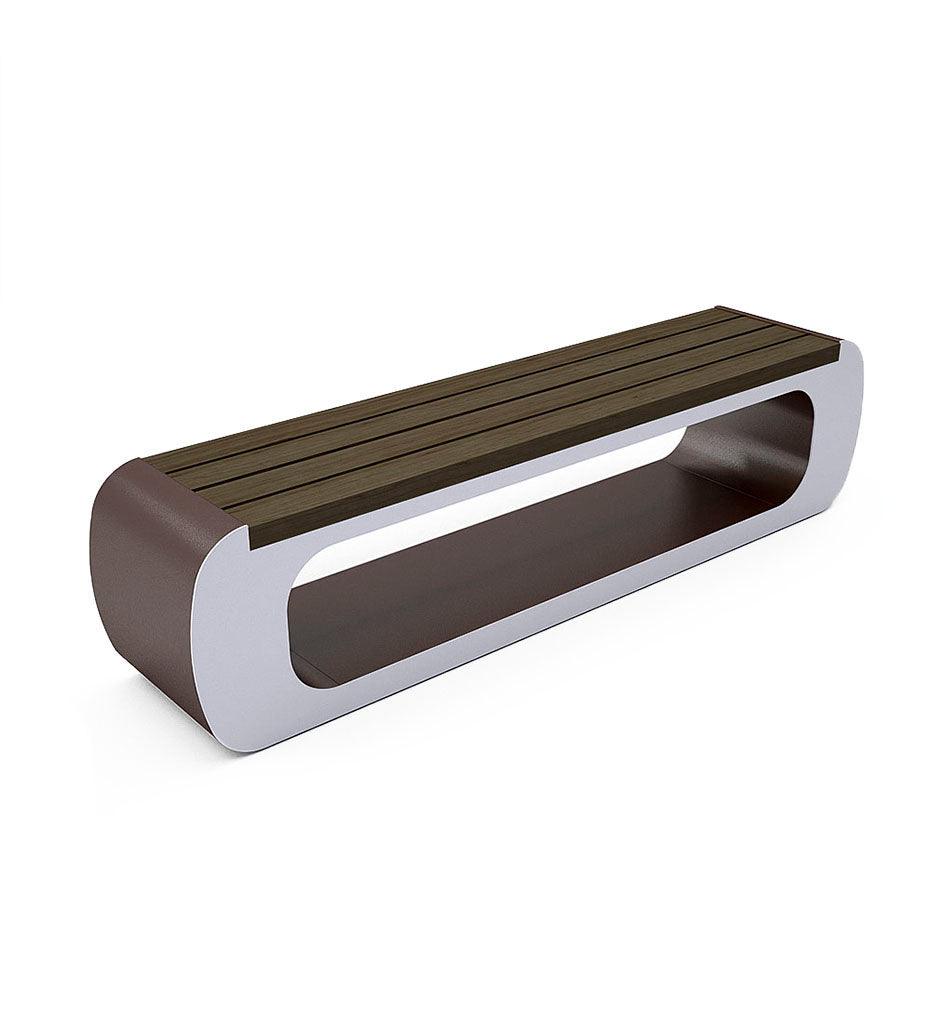 Allred Collaborative - CitySi - Armony Bench - - Armony Bench - Armony Bench - - Grey Brown 8019 ARM01-8019