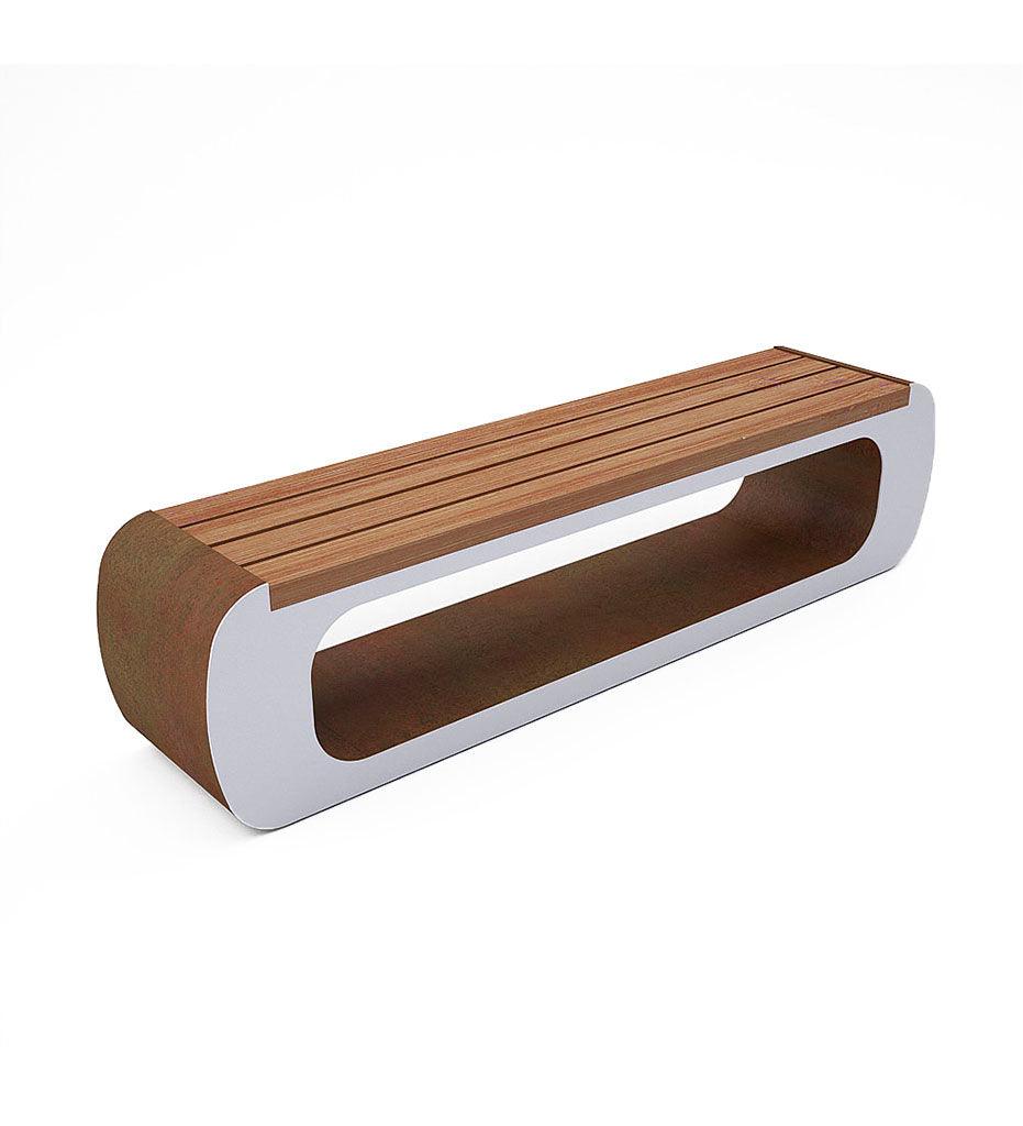 Allred Collaborative - CitySi - Armony Bench - - Armony Bench - Armony Bench - - Grey Brown 8019 ARM01-8019