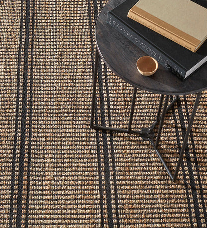 Allred Collaborative - Dash and Albert - Arbor Black Handwoven Jute Rug - Arbor Black Handwoven Jute Rug - DA1967-23