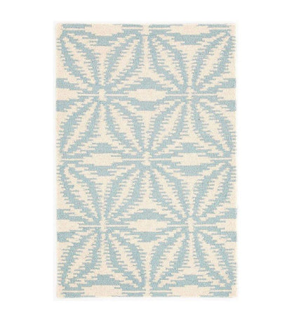 Allred Collaborative - Dash and Albert - Aster Sky Micro Hooked Wool Rug - Aster Sky Micro Hooked Wool Rug - RDA383-23