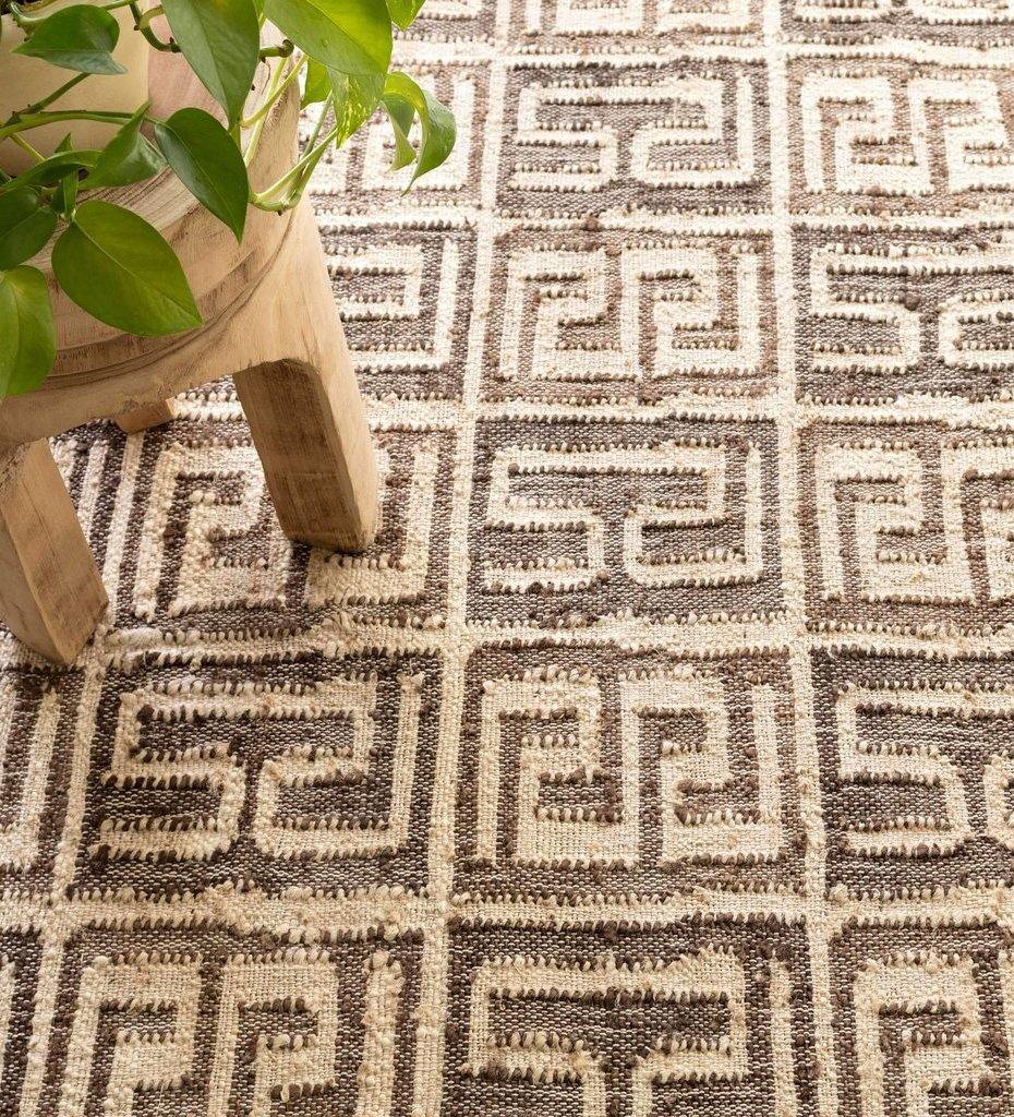 Allred Collaborative - Dash and Albert - Auricula Woven Jute Rug - Auricula Woven Jute Rug - DA1119-23