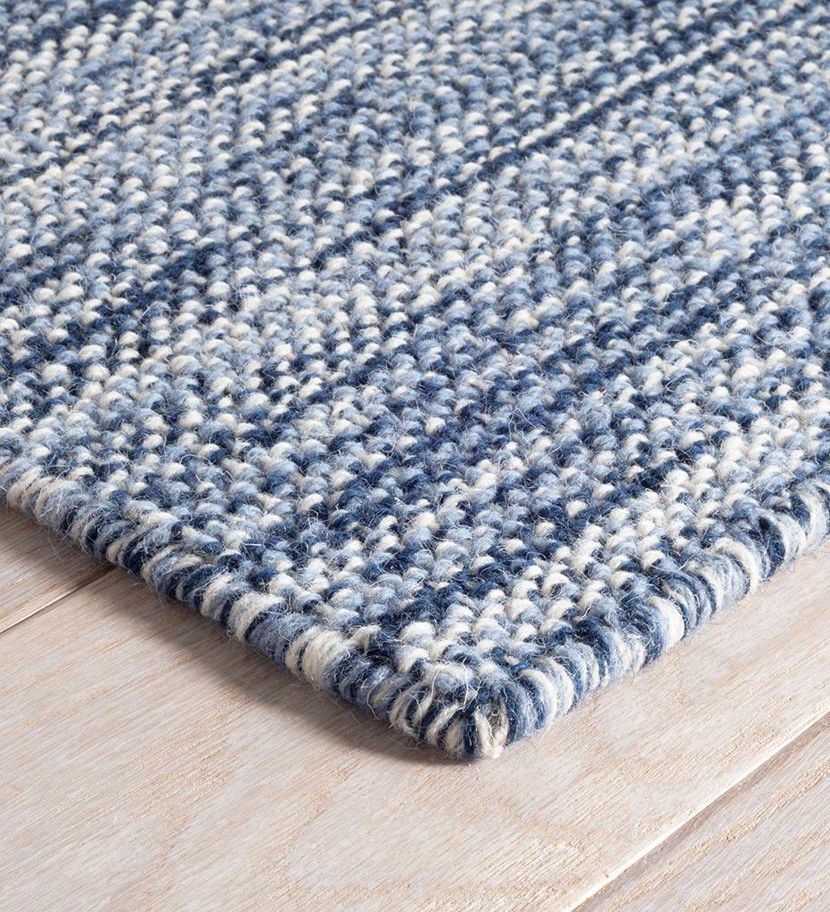 Allred Collaborative - Dash and Albert - Bella Navy Woven Wool Rug - Bella Navy Woven Wool Rug - DA783-23