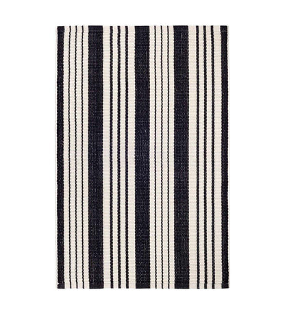 Allred Collaborative - Dash and Albert - Birmingham Black Indoor/Outdoor Rug - Birmingham Black Indoor/Outdoor Rug - DA148-23