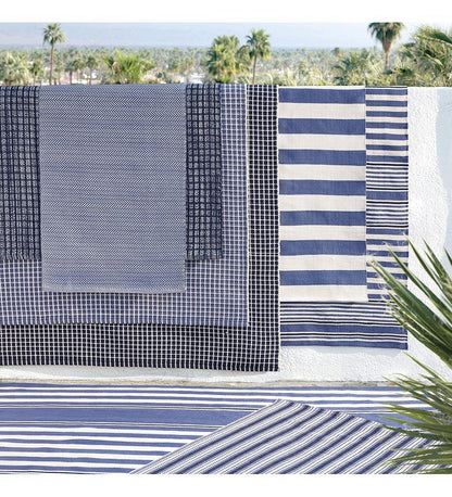 Allred Collaborative - Dash and Albert - Coco Blue Indoor/Outdoor Rug - Coco Blue Indoor/Outdoor Rug - RDB326-23