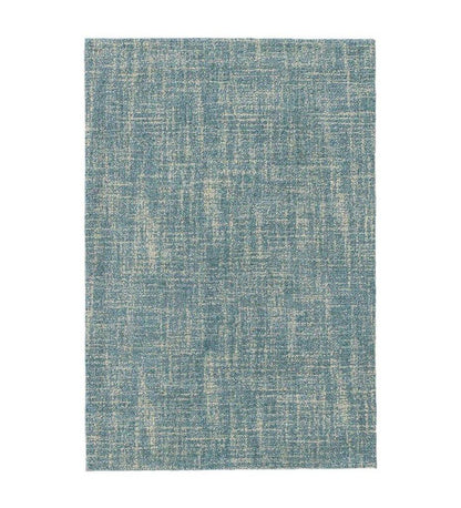 Allred Collaborative - Dash and Albert - Crosshatch Aegean Wool Micro Hooked Rug - Crosshatch Aegean Wool Micro Hooked Rug - DA62-23