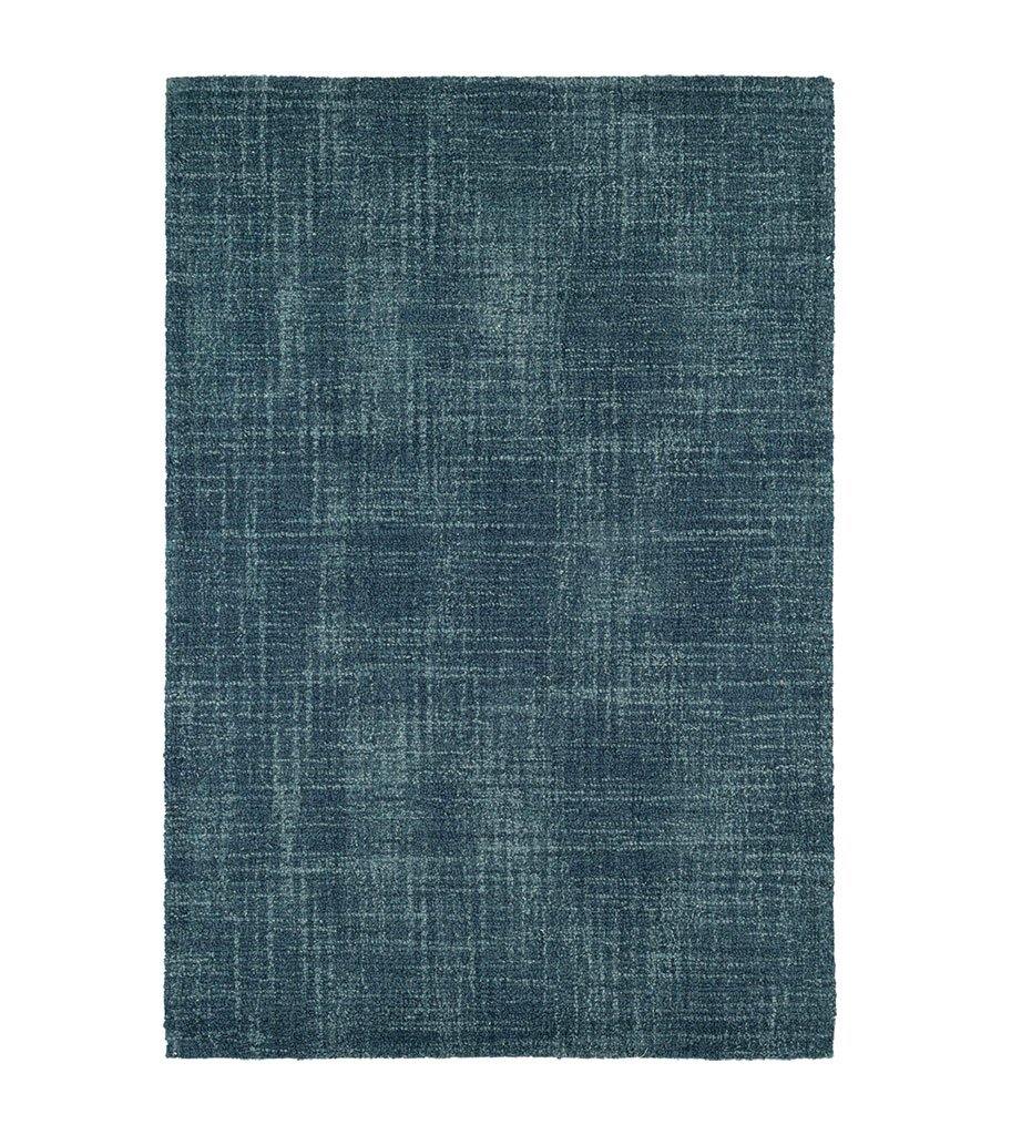 Allred Collaborative - Dash and Albert - Crosshatch Denim Micro Hooked Wool Rug - Crosshatch Denim Micro Hooked Wool Rug - DA1005-23