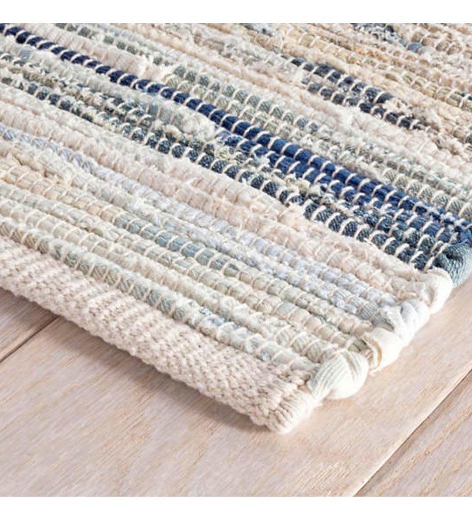 Allred Collaborative - Dash and Albert - Denim Rag Woven Cotton Rug - Denim Rag Woven Cotton Rug - RDA340-23