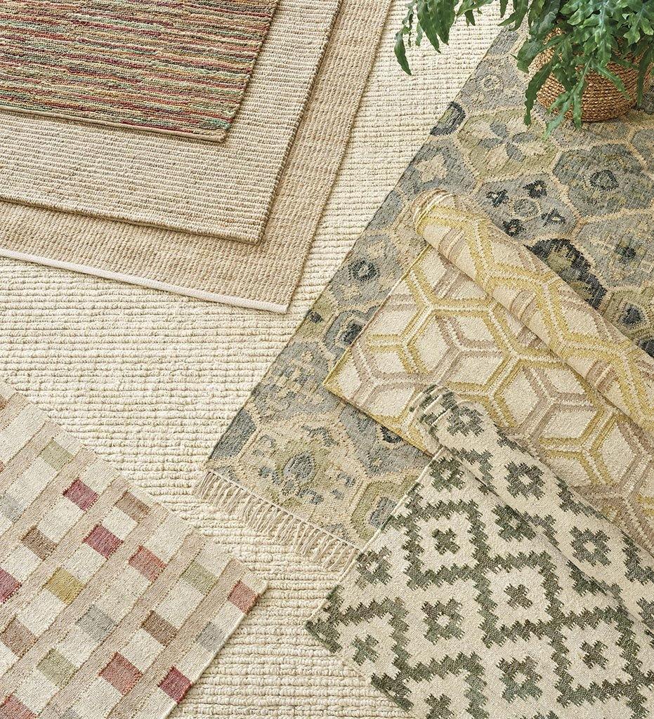 Allred Collaborative - Dash and Albert - Gridwork Ivory Woven Jute Rug - Gridwork Ivory Woven Jute Rug - DA976-23