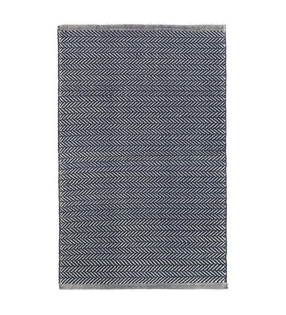 Allred Collaborative - Dash and Albert - Herringbone Indigo Woven Cotton Rug - Herringbone Indigo Woven Cotton Rug - RDA356-23