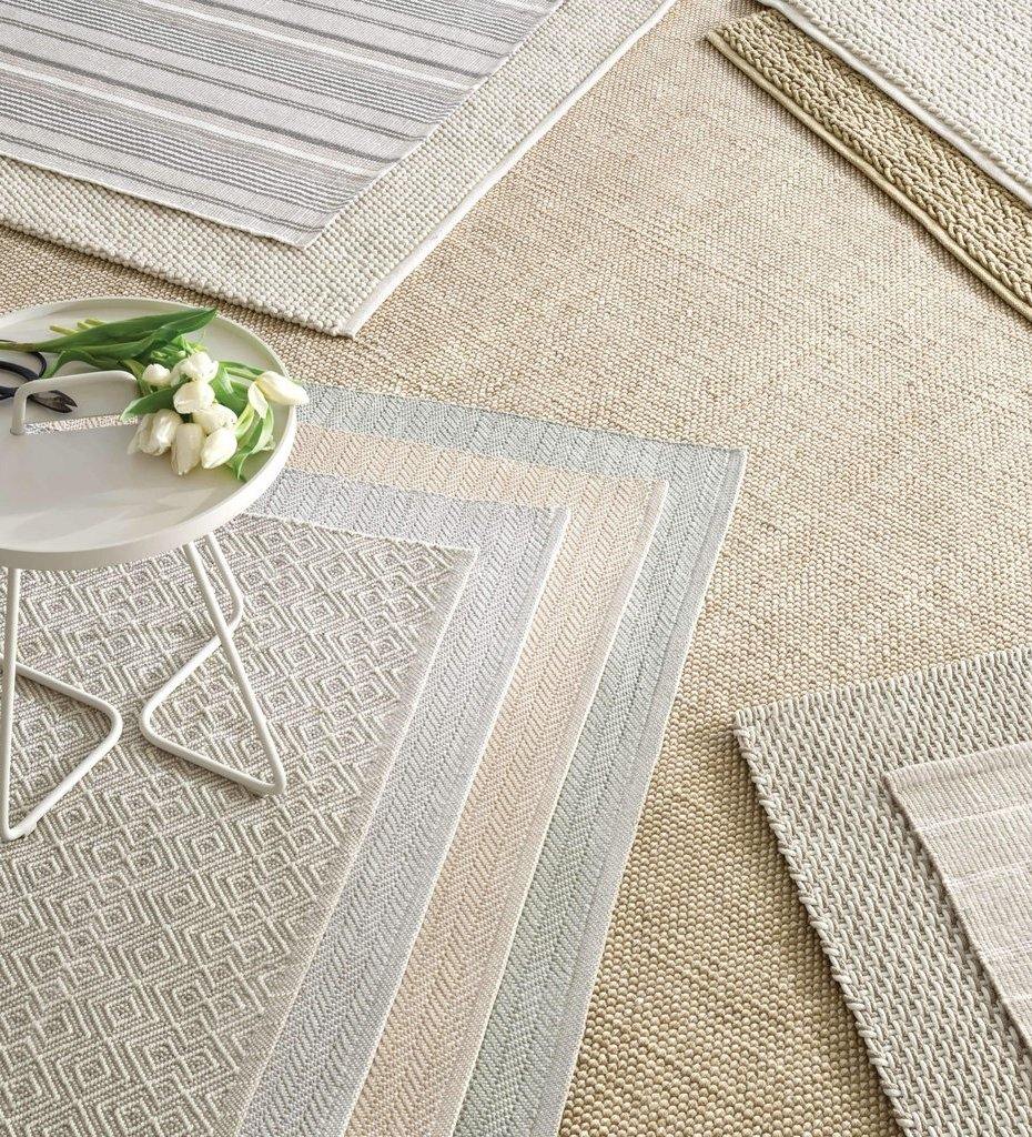 Allred Collaborative - Dash and Albert - Herringbone Light Blue/Ivory Indoor/Outdoor Rug - Herringbone Light Blue/Ivory Indoor/Outdoor Rug - DA392-23