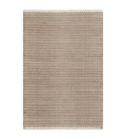 Allred Collaborative - Dash and Albert - Herringbone Stone Woven Cotton Rug - Herringbone Stone Woven Cotton Rug - RDA359-23