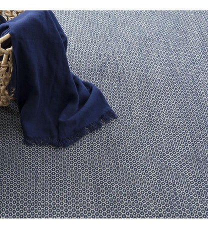 Allred Collaborative - Dash and Albert - Honeycomb Indigo / Grey Woven Wool Rug - Honeycomb Indigo / Grey Woven Wool Rug - DA788-23