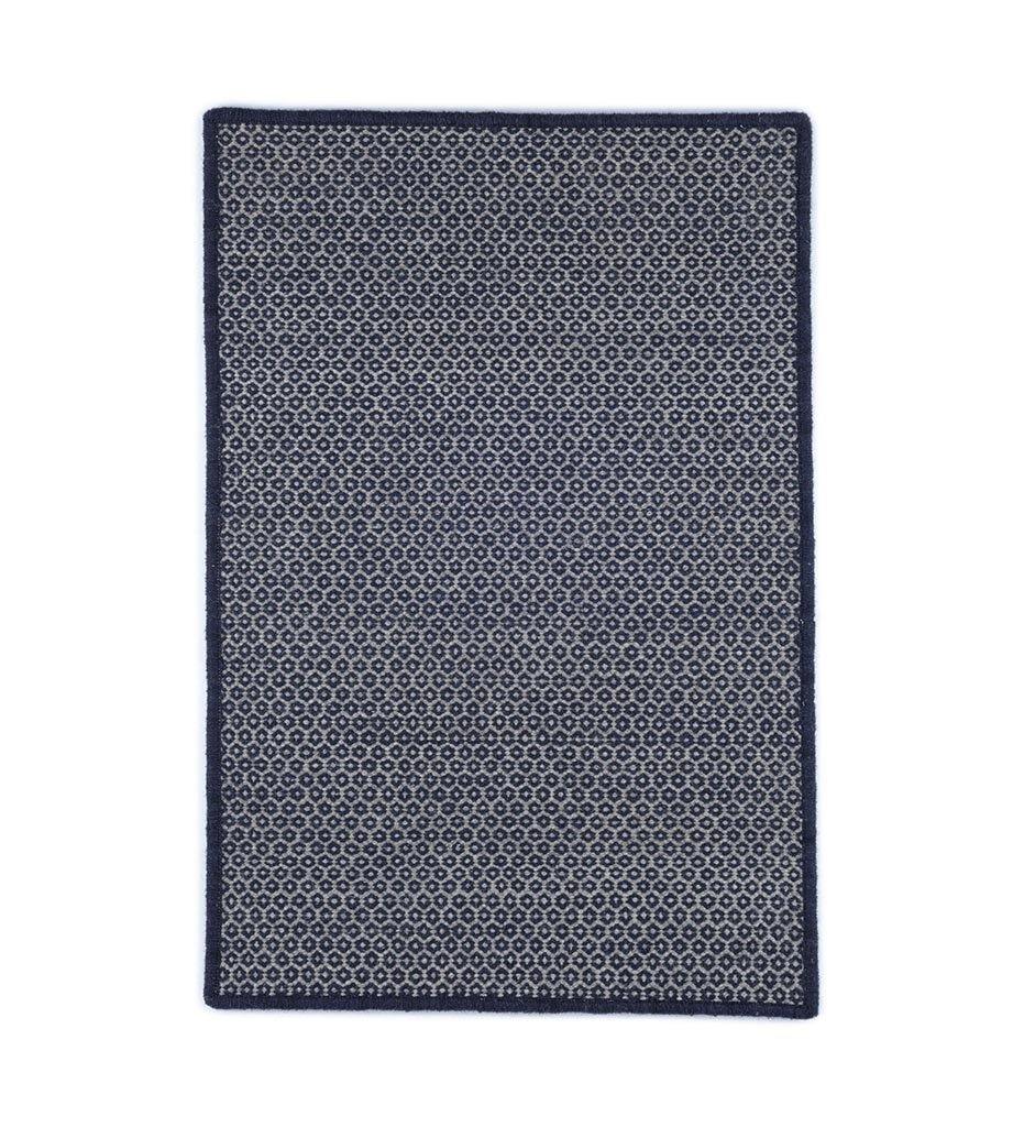 Allred Collaborative - Dash and Albert - Honeycomb Indigo / Grey Woven Wool Rug - Honeycomb Indigo / Grey Woven Wool Rug - DA788-23