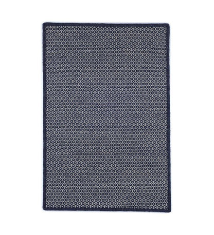 Allred Collaborative - Dash and Albert - Honeycomb Indigo / Grey Woven Wool Rug - Honeycomb Indigo / Grey Woven Wool Rug - DA788-23